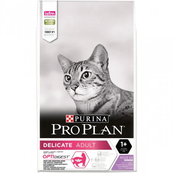 Purina Pro Plan Delicate Gato Croquetas Pavo Bolsa 10kg-1