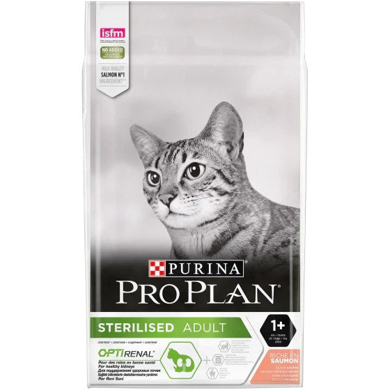 Purina Pro Plan Gato Esterilizado Croquetas Salmón Bolsa 10kg-1