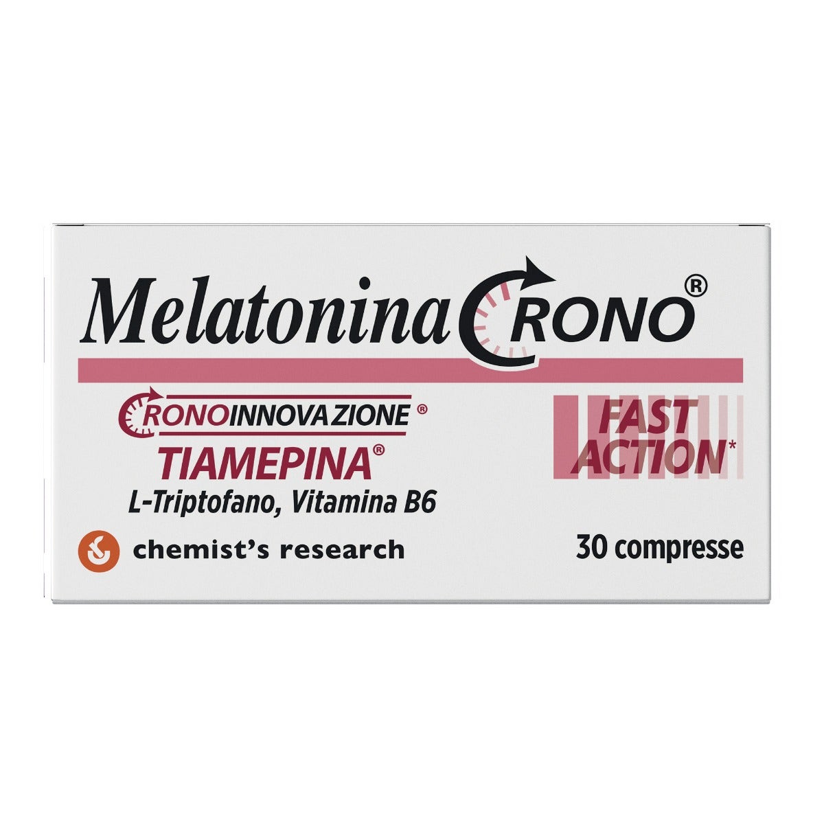 Melatonina Crono 1mg Tiamepina 30 Comprimidos-2