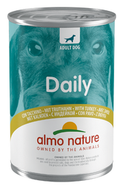 Almo Nature Daily Comida Húmeda Menu Pavo Para Perros Adultos Lata 400g-2