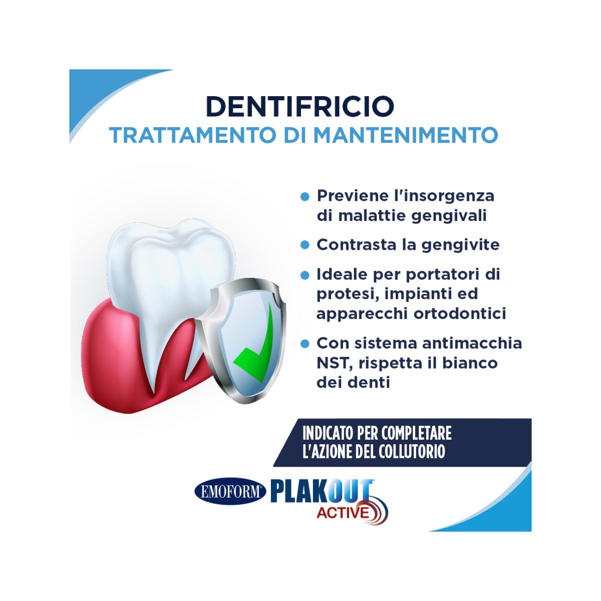Pasta de dientes activa Plakout 0,12%-3