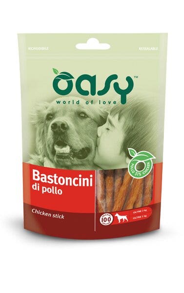 Oasy Snack Sticks de Pollo para Perros 100g-1