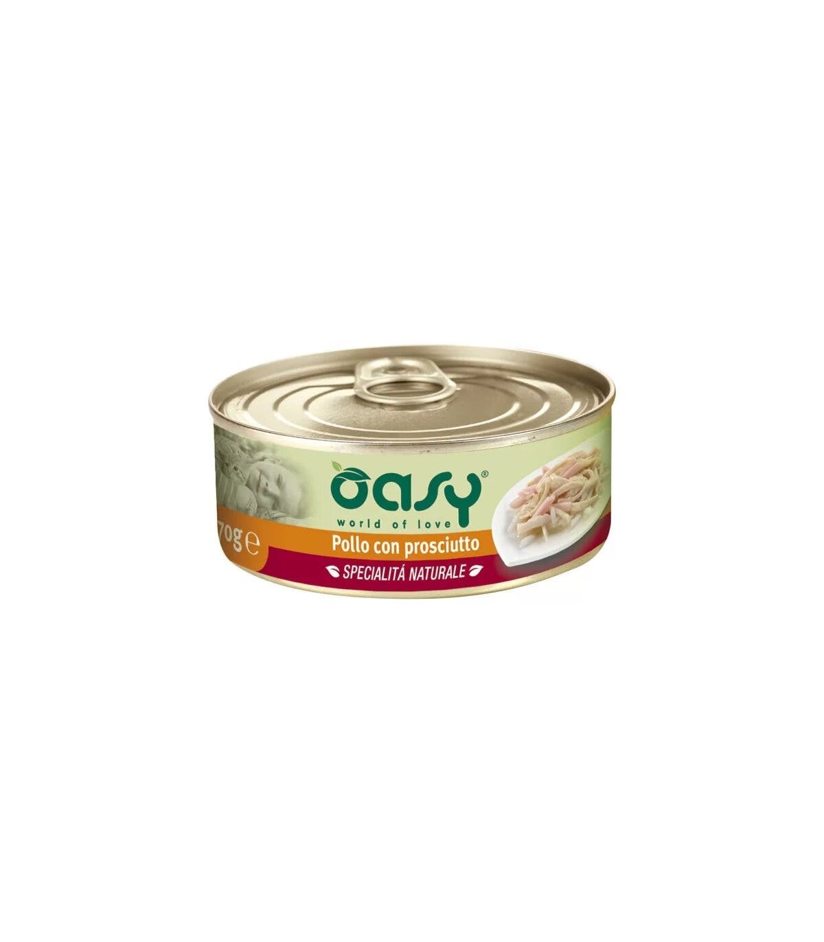 Oasy Natural Especialidad Gato Pollo Con Jamón 70g-1