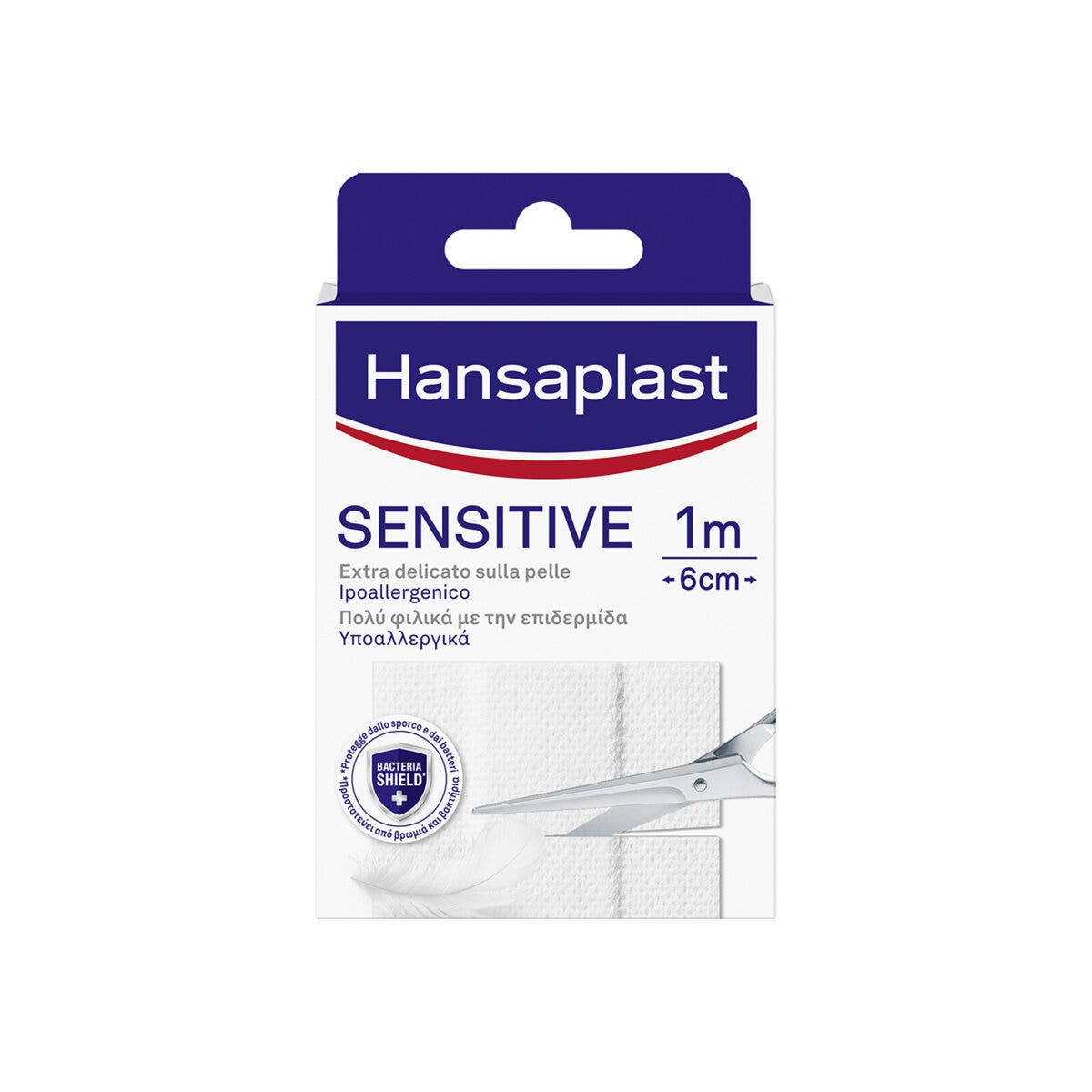 Hansaplast Tira Sensible Precortada 1x6cm 10 Piezas-1