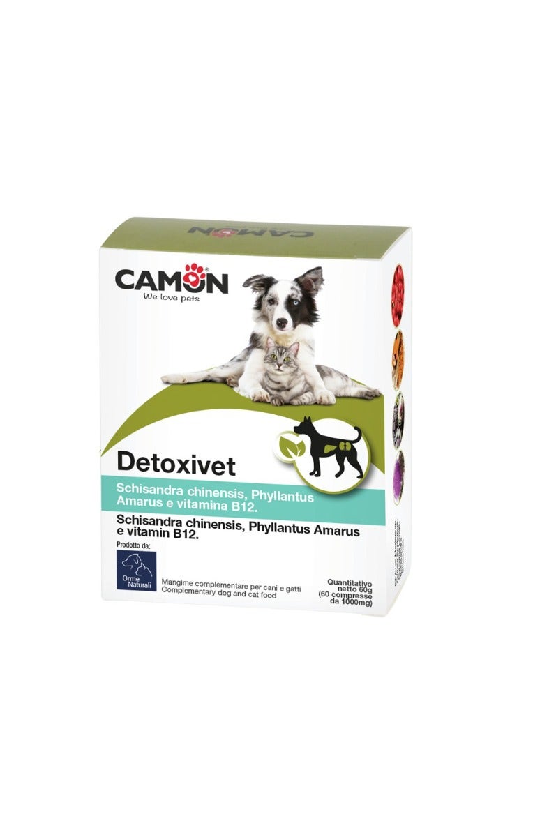 Detoxivet Alimento Complementario Para Perros Y Gatos 60 Comprimidos-2
