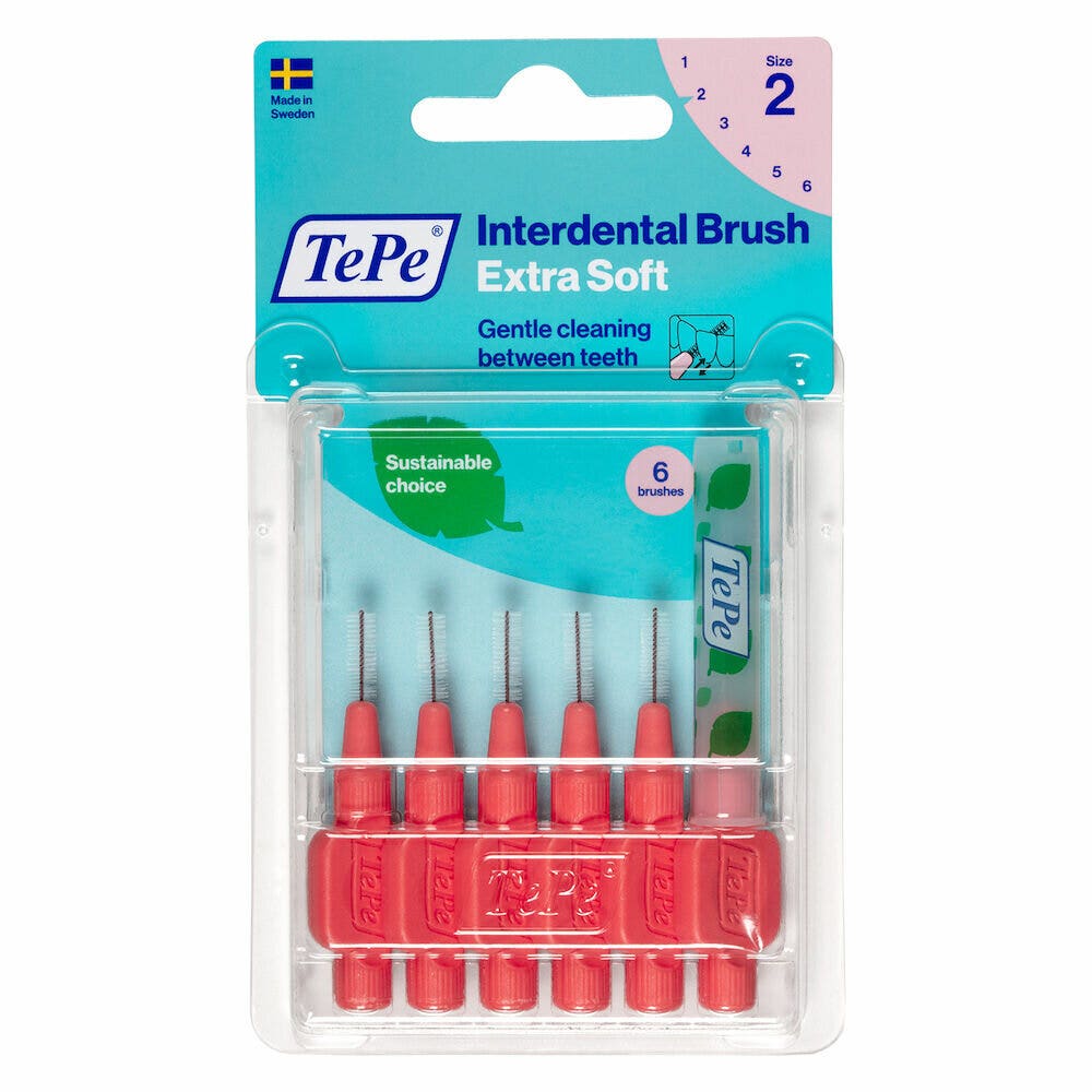 Tepe Limpiapipas Extra Suave ISO 2 Rojo 6 Piezas-1