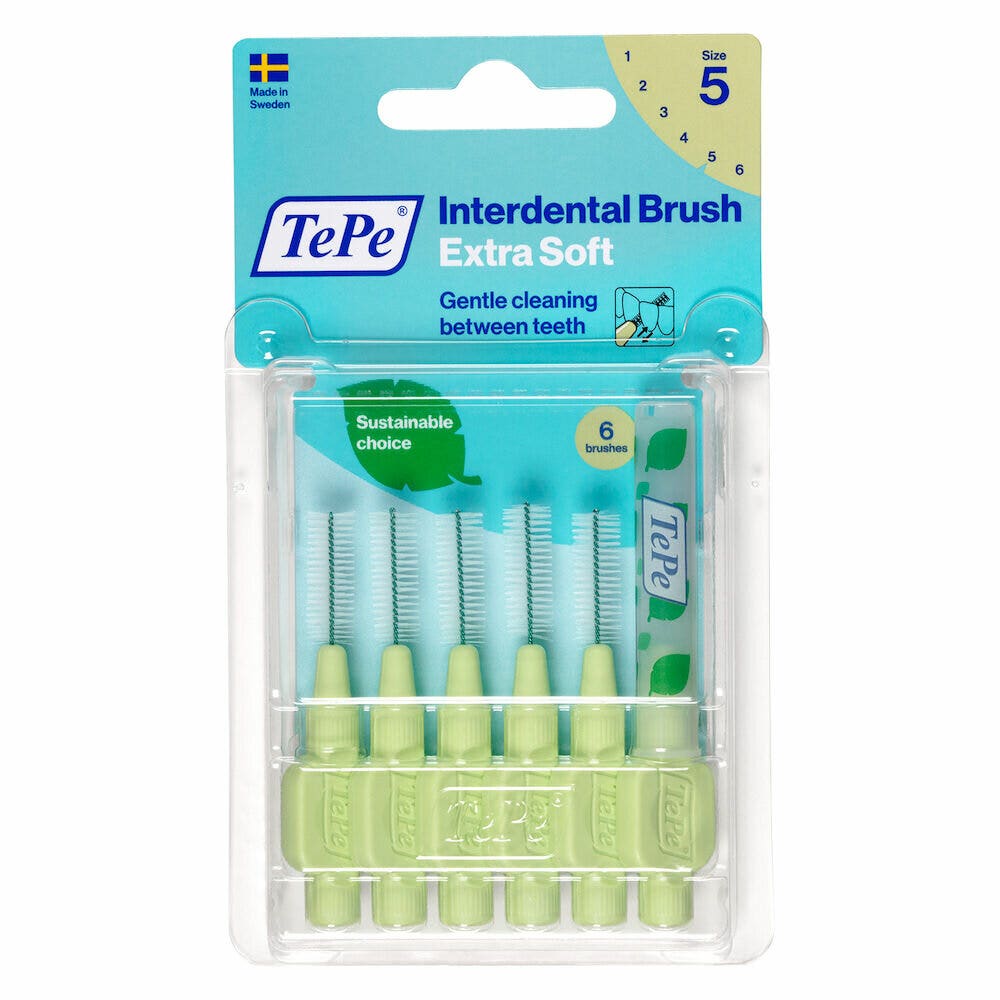 Pincel Tepe Extra Suave ISO 5 Verde 6 Piezas-1