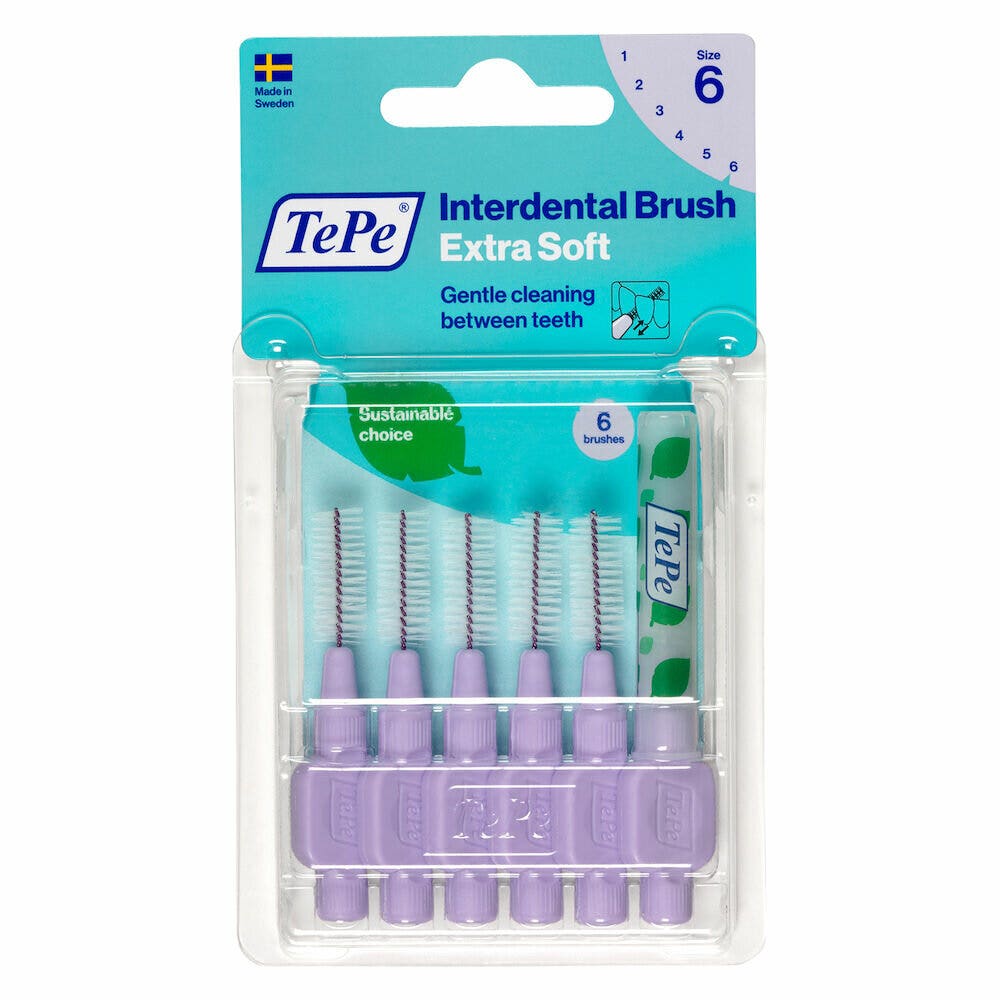 Pincel Tepe ISO 6 Extra Suave Morado 6 Piezas-1