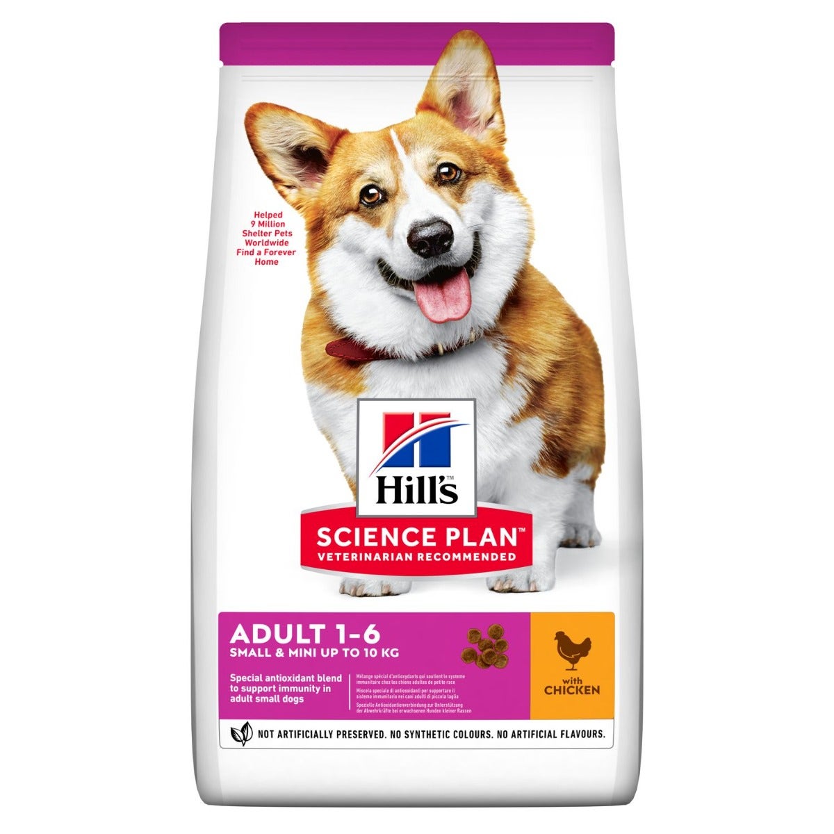 Hill's Science Plan Adult Small Y Mini Hasta 10 Kg Para Perros Croquetas De Pollo Bolsa 300g-0