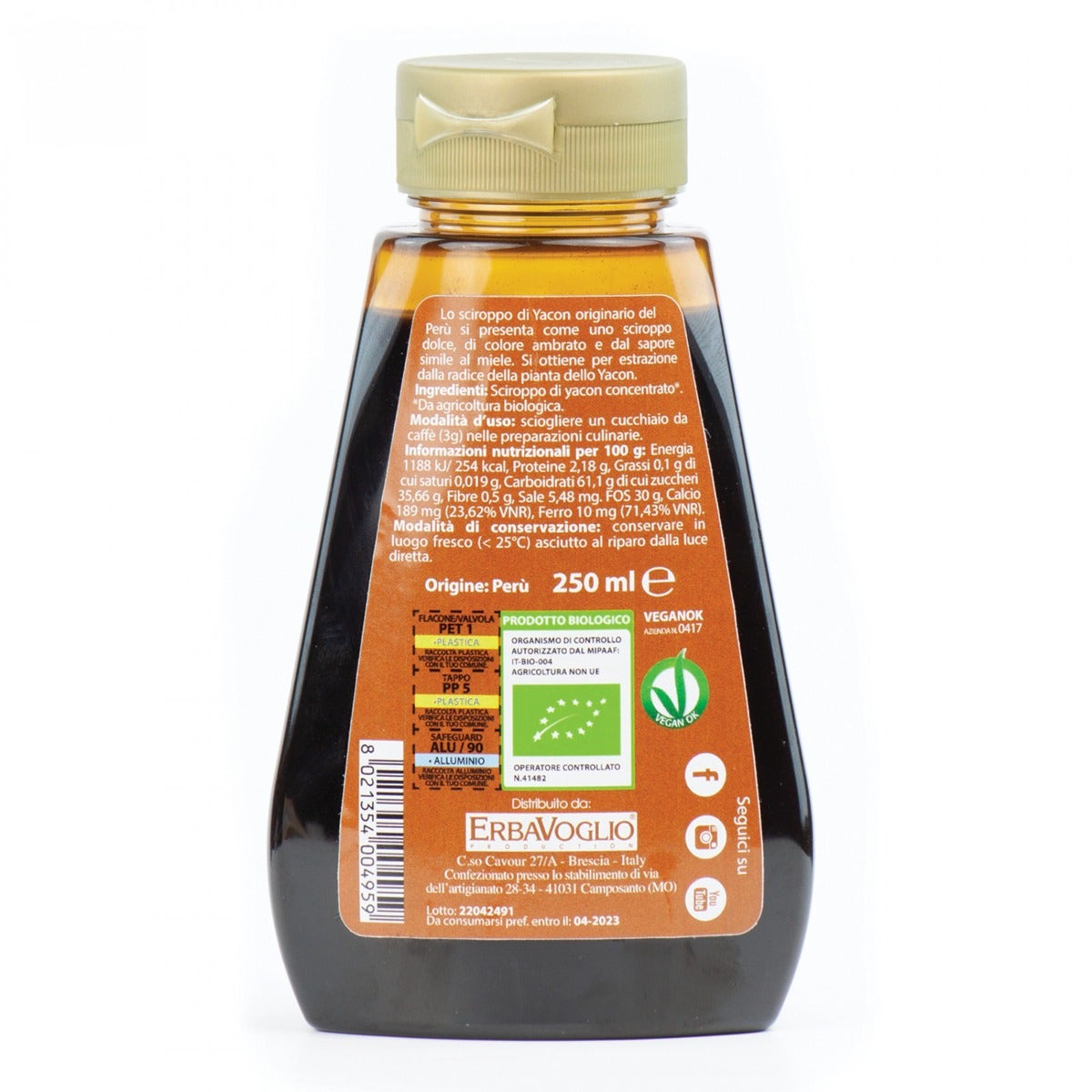 Jarabe de Yacón Orgnico 250ml-2