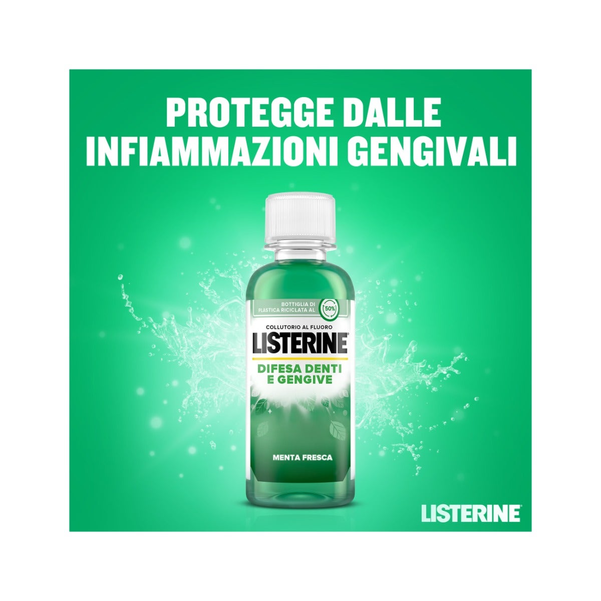 Listerine Enjuague Bucal Defensa Dientes y Encías 95ml-20