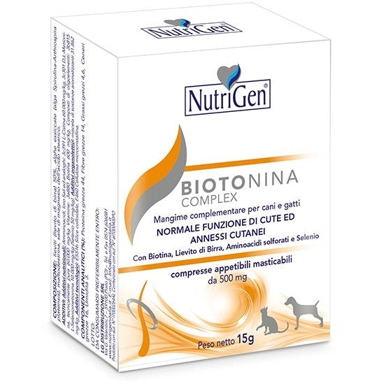 Nutrigen Biotonin Complex Pienso Complementario Para Perros/Gatos Bonitos 120 Comprimidos-1