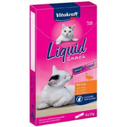 Vitakraft Snack Líquido Sabor Pato Con Betaglucanos Para Gatos Adultos Sobres 6x15g-1