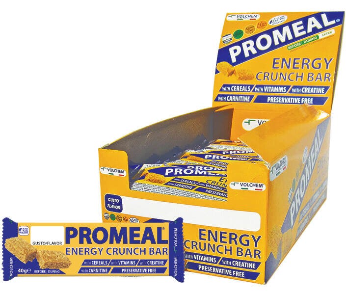 Promeal Energy Crunch Barrita Energética Sin Recubrimiento Sabor Yogur 30 x 40g-1
