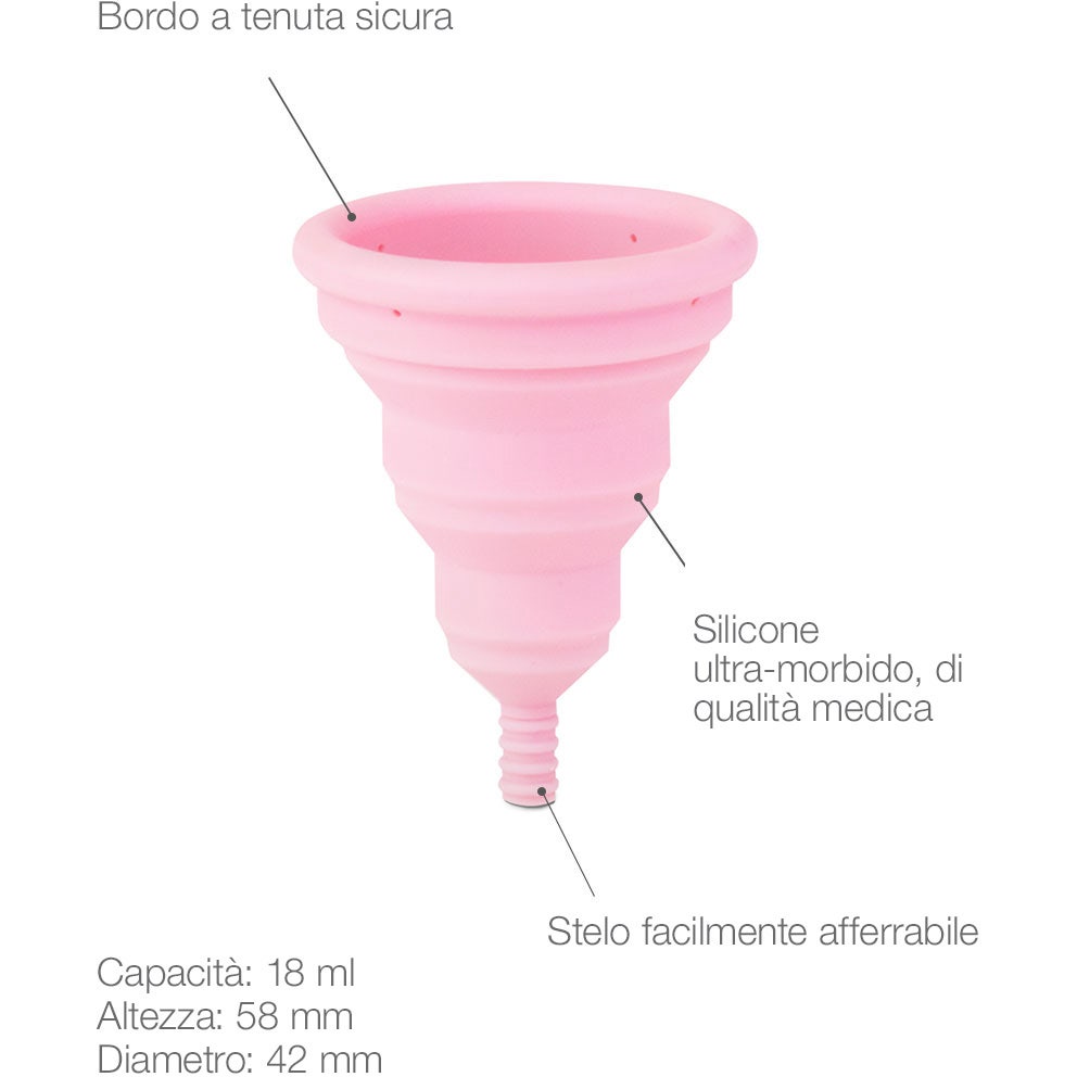 Lily Cup Copa Menstrual Compacta Talla A 1 Pieza-2