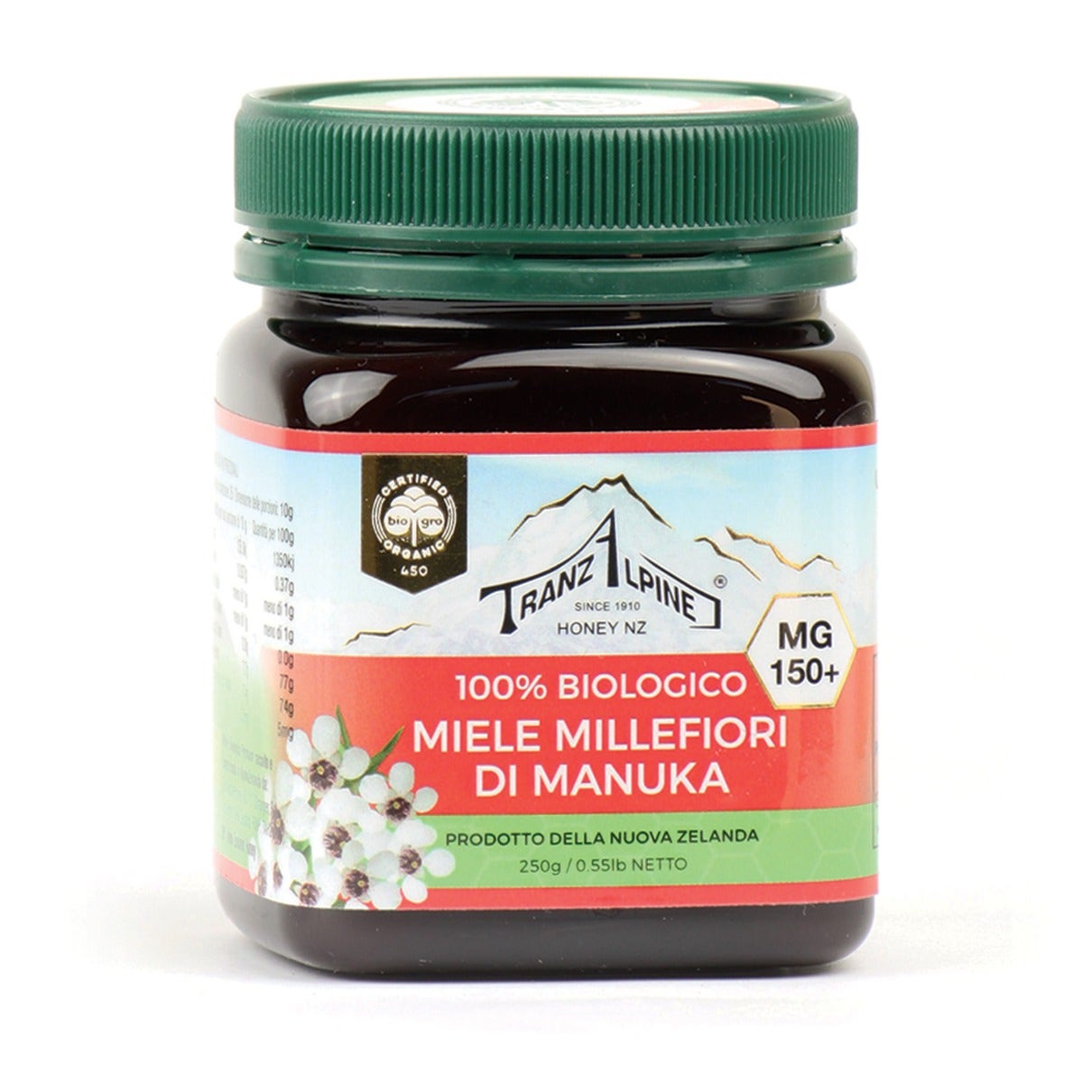 Miel de Manuka Mg150+Bio 250g-1