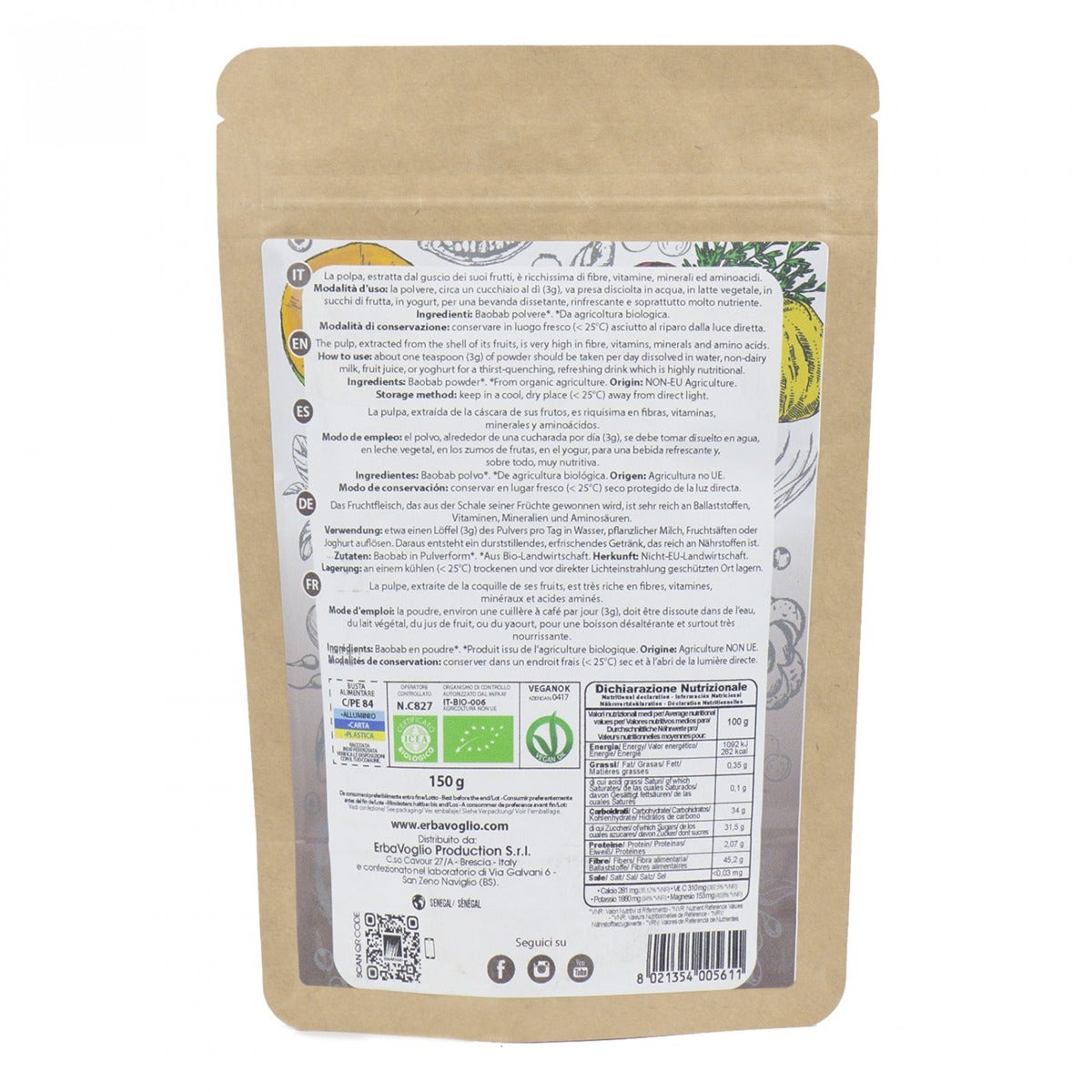 Baobab en Polvo Bio 150g-3