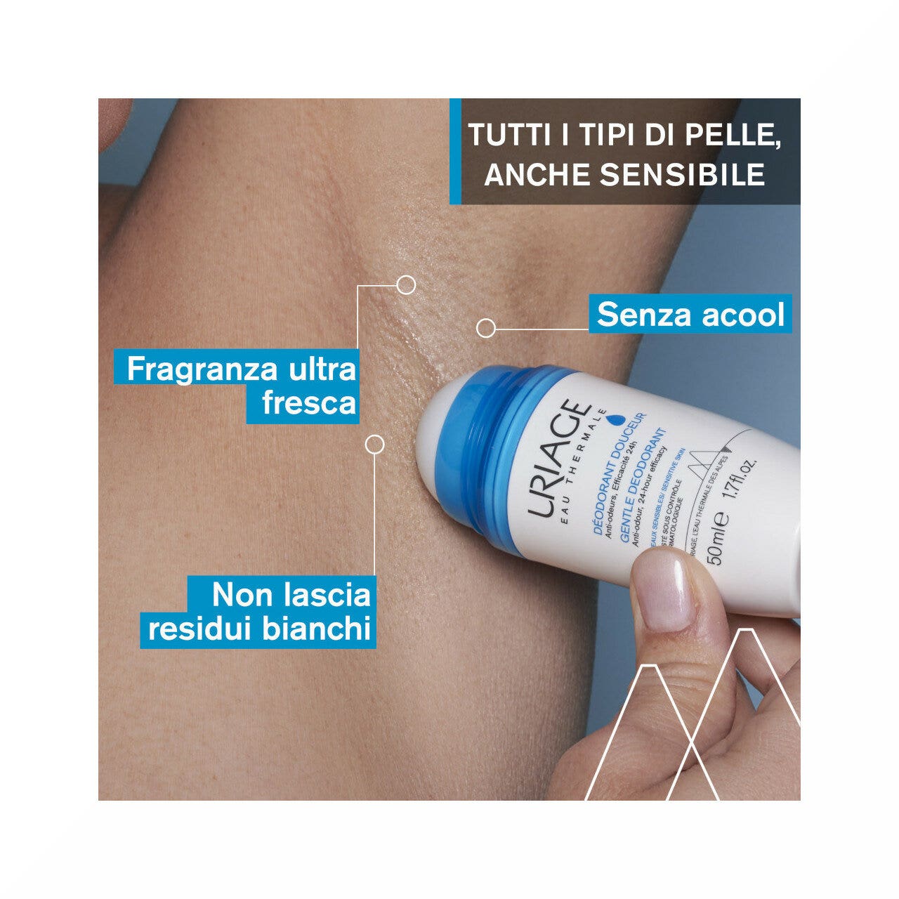Uriage Desodorante Douceur Roll-on 50ml-5