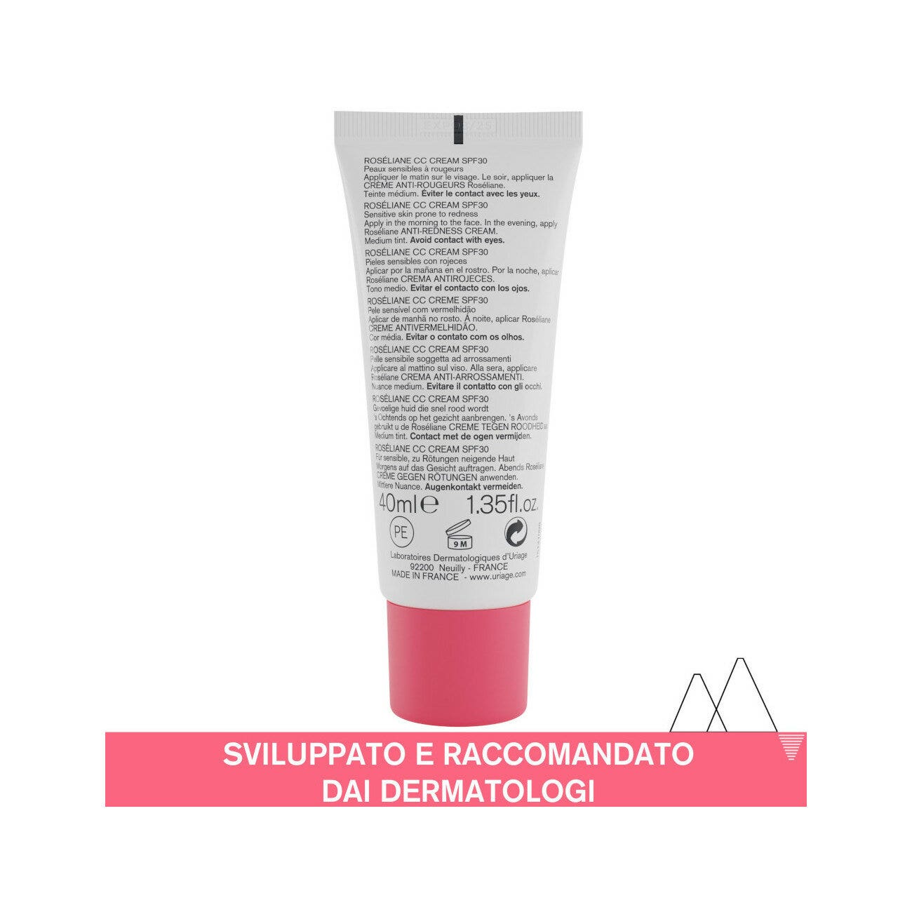 Uriage Roseliane CC Cream SPF30 Tinte Medio 40ml-7
