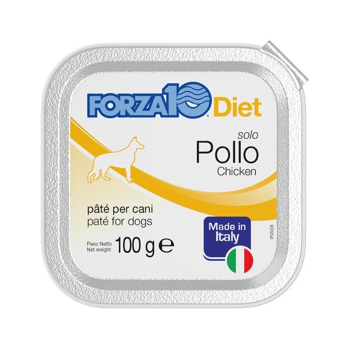Forza10 Solo Diet Paté De Pollo Para Perros Adultos Tarrina 100g-1