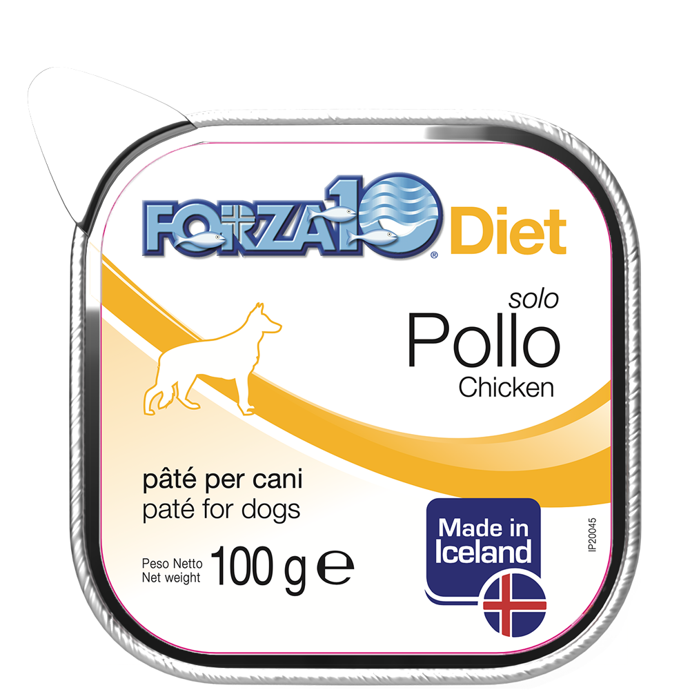 Forza10 Solo Diet Paté De Pollo Para Perros Adultos Tarrina 100g-1
