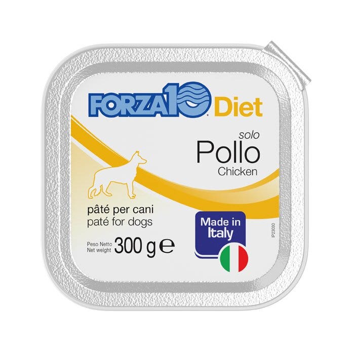 Forza10 Solo Diet Paté De Pollo Para Perros Adultos Tarrina 300g-1
