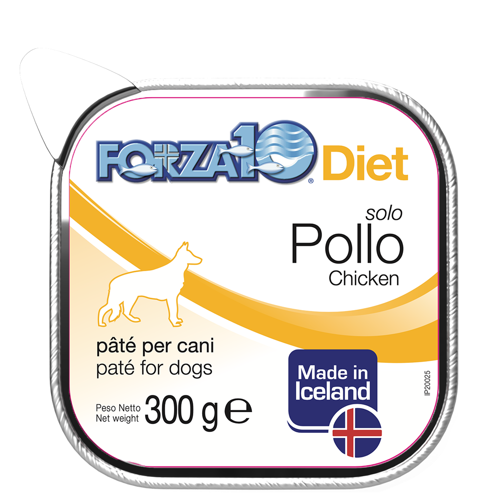 Forza10 Solo Diet Paté De Pollo Para Perros Adultos Tarrina 300g-1