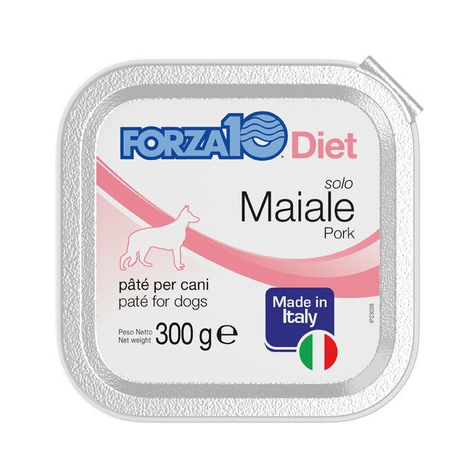 Forza10 Solo Diet Paté De Cerdo Para Perros Adultos Tarrina 300g-1