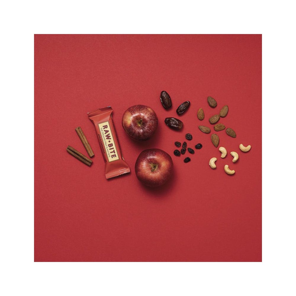Barra Raw Bite Manzana / Canela 50g-2