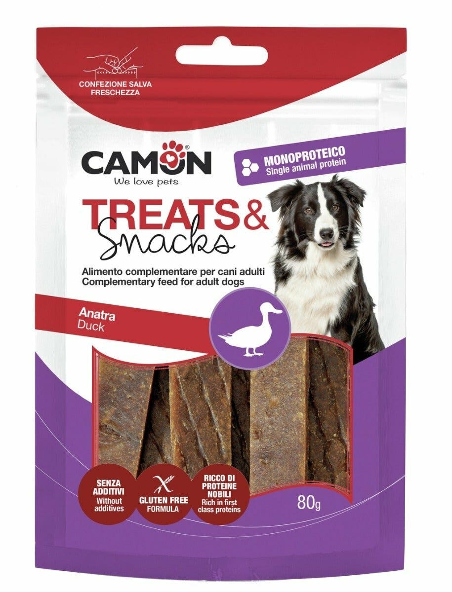 Camon Anatra Jerky Per Cani 80g-4