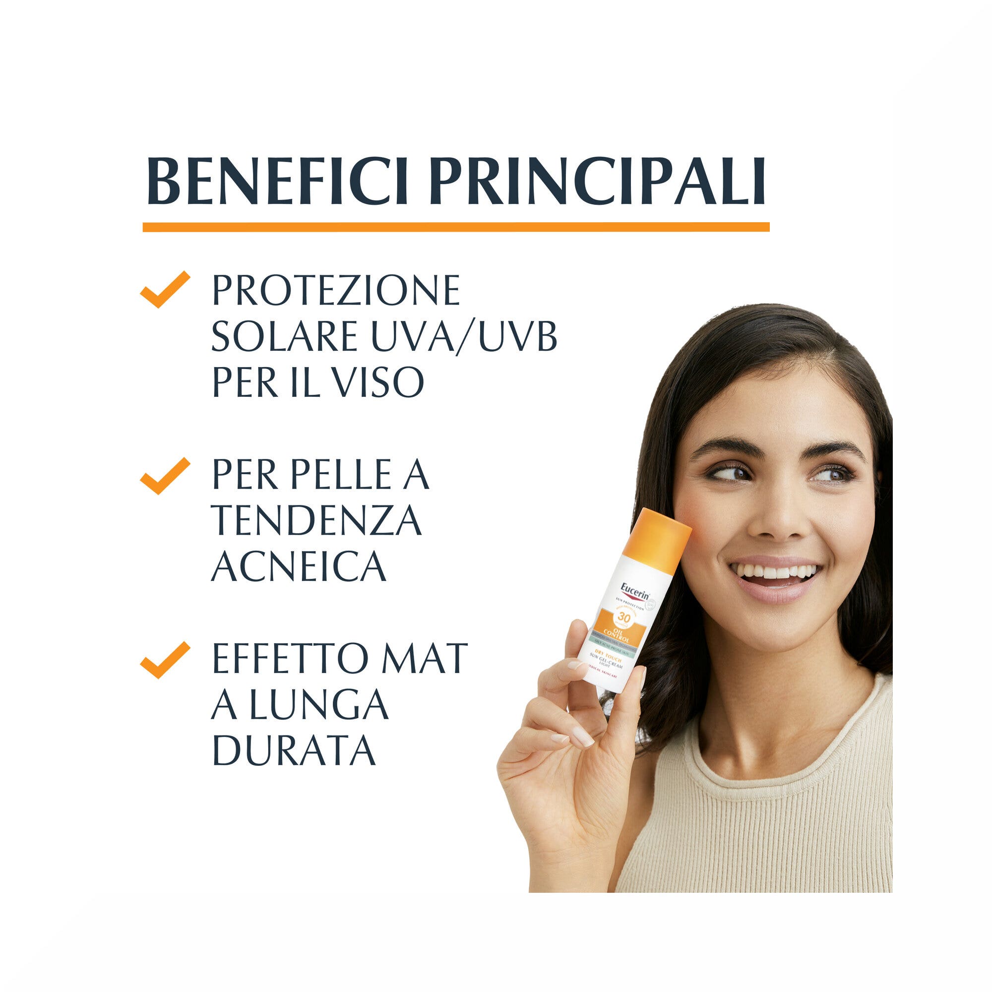 Eucerin Sun Oil Control Gel Crema Solar SPF50+ 50ml-2