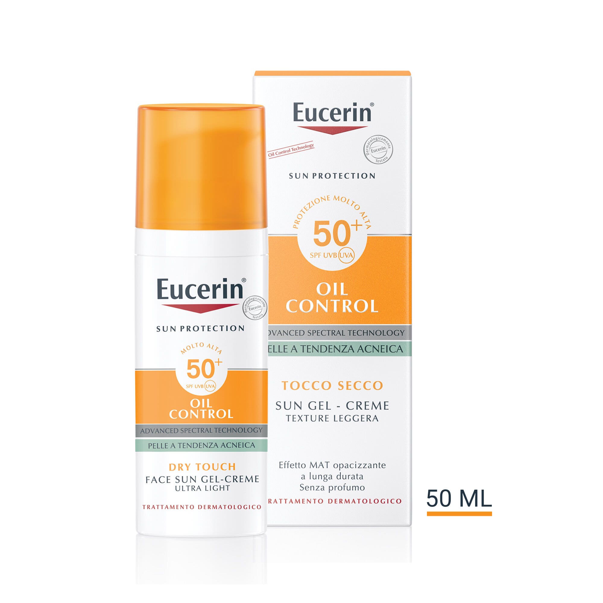 Eucerin Sun Oil Control Gel Crema Solar SPF50+ 50ml-7