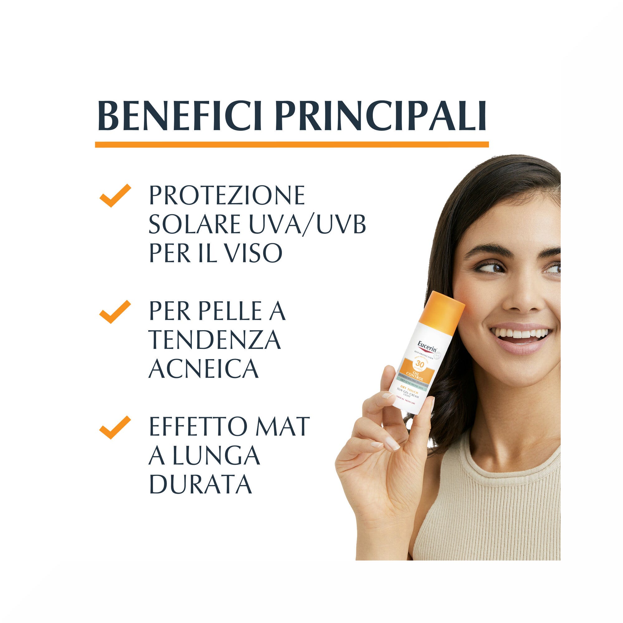 Eucerin Sun Oil Control Gel Crema Solar SPF30 50ml-2