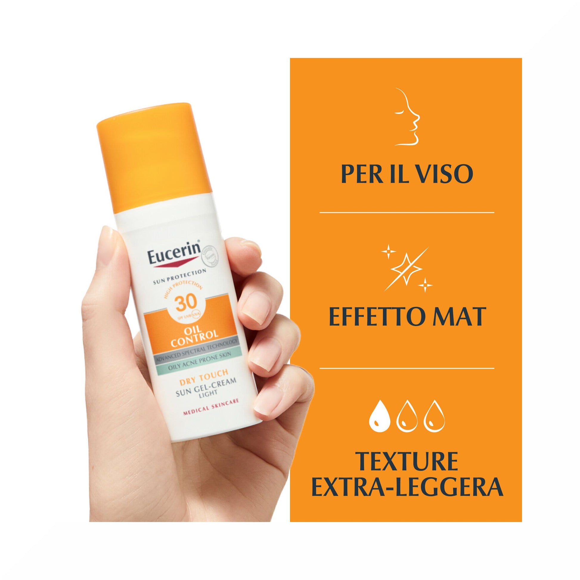 Eucerin Sun Oil Control Gel Crema Solar SPF30 50ml-3
