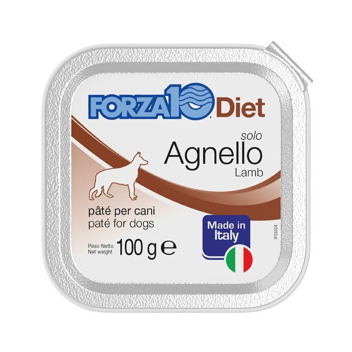 Forza10 Solo Diet Paté De Cordero Para Perros Adultos Tarrina 100g-1