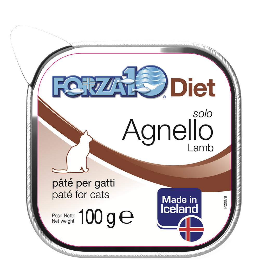 Forza10 Solo Diet Paté De Cordero Para Gatos Adultos Tarrina 100g-1