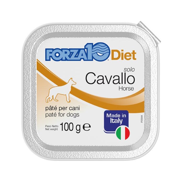 Forza10 Solo Diet Paté Cavallo Para Perros Adultos Tarrina 100g-1