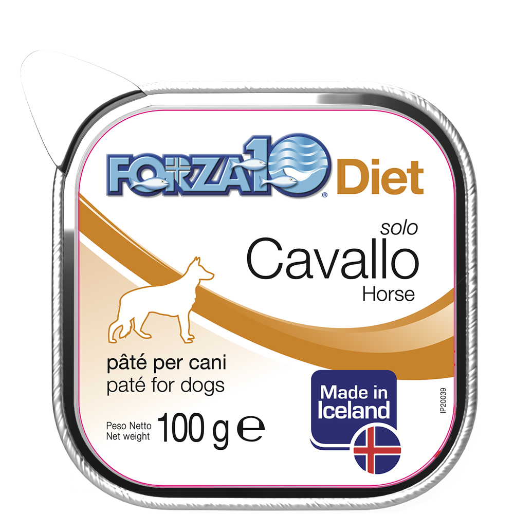 Forza10 Solo Diet Paté Cavallo Para Perros Adultos Tarrina 100g-1