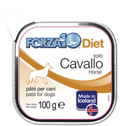 Forza10 Solo Diet Paté Cavallo Para Perros Adultos Tarrina 100g-1