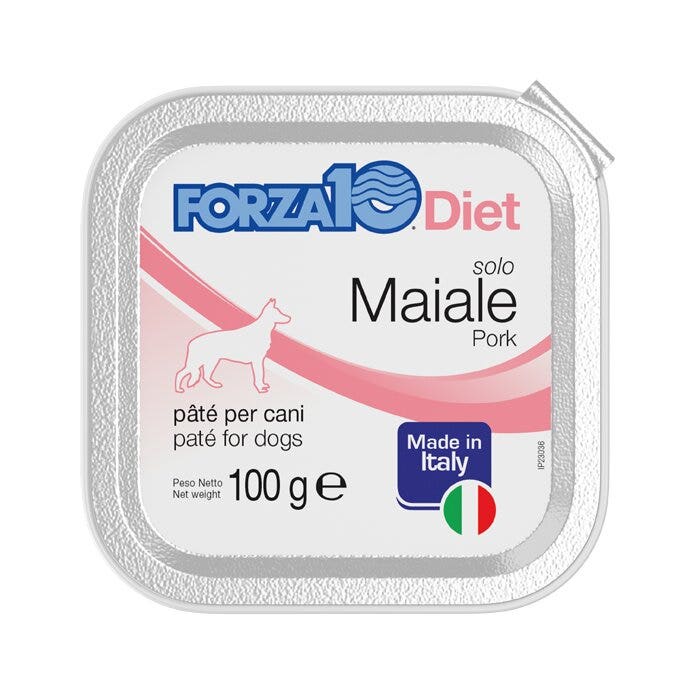 Forza10 Solo Diet Paté De Cerdo Para Perros Adultos Tarrina 100g-1