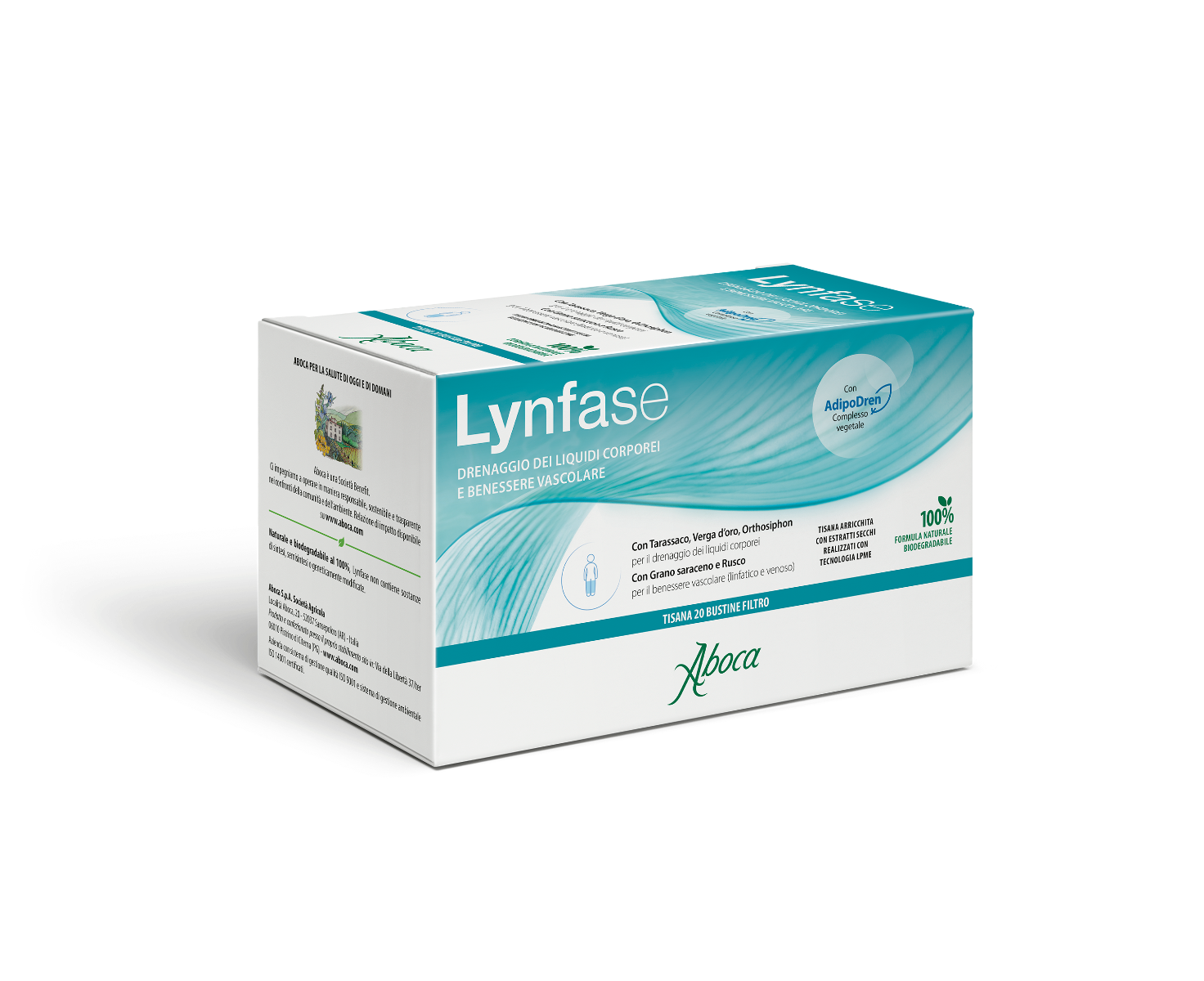 Aboca Lynfase Fitomagra Té de Hierbas 20 Sobres-2
