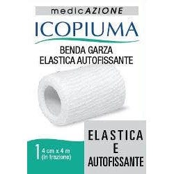 Icopiuma Venda Gasa Elástica Autofijadora 4cmx4mt-2