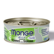 Monge Jelly Pacific Tuna Filets Y Surimi Comida Húmeda Para Gatos Adultos 80g-1