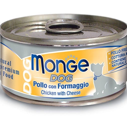 Monge Dog Pollo Con Queso Comida Húmeda Perros Adultos 95g-3