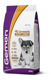 Gemon Pienso Seco de Pollo y Arroz para Cachorros Tamaño Mediano Bolsa 3Kg-3