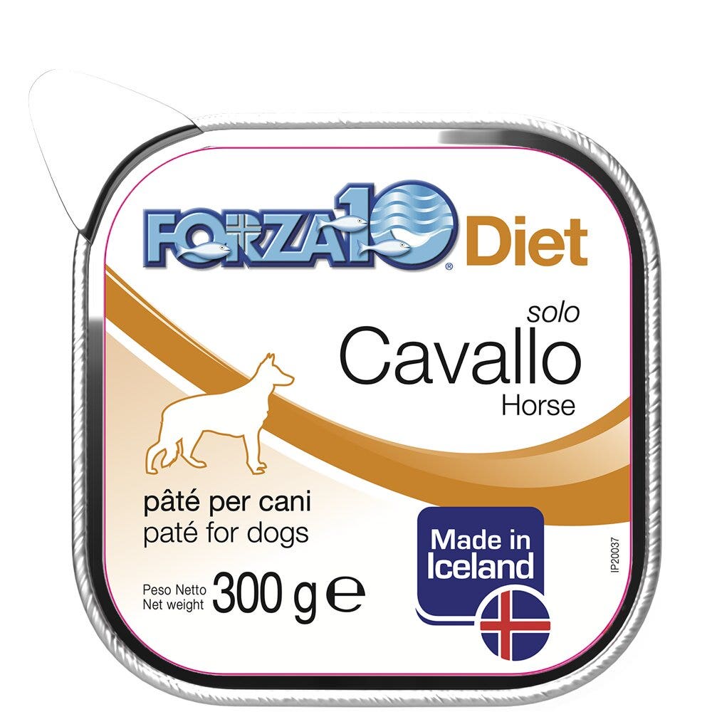Forza10 Solo Diet Paté Cavallo Para Perros Adultos Tarrina 300g-2