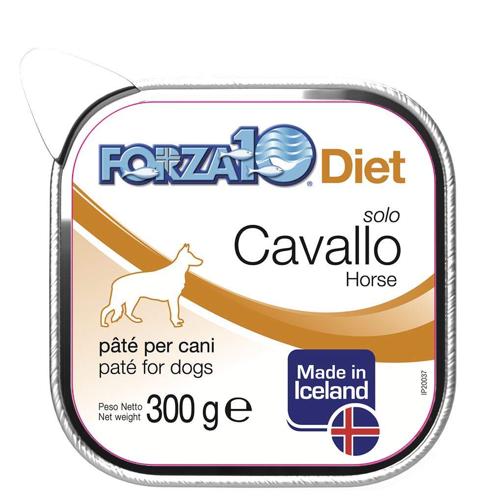 Forza10 Solo Diet Paté Cavallo Para Perros Adultos Tarrina 300g-1