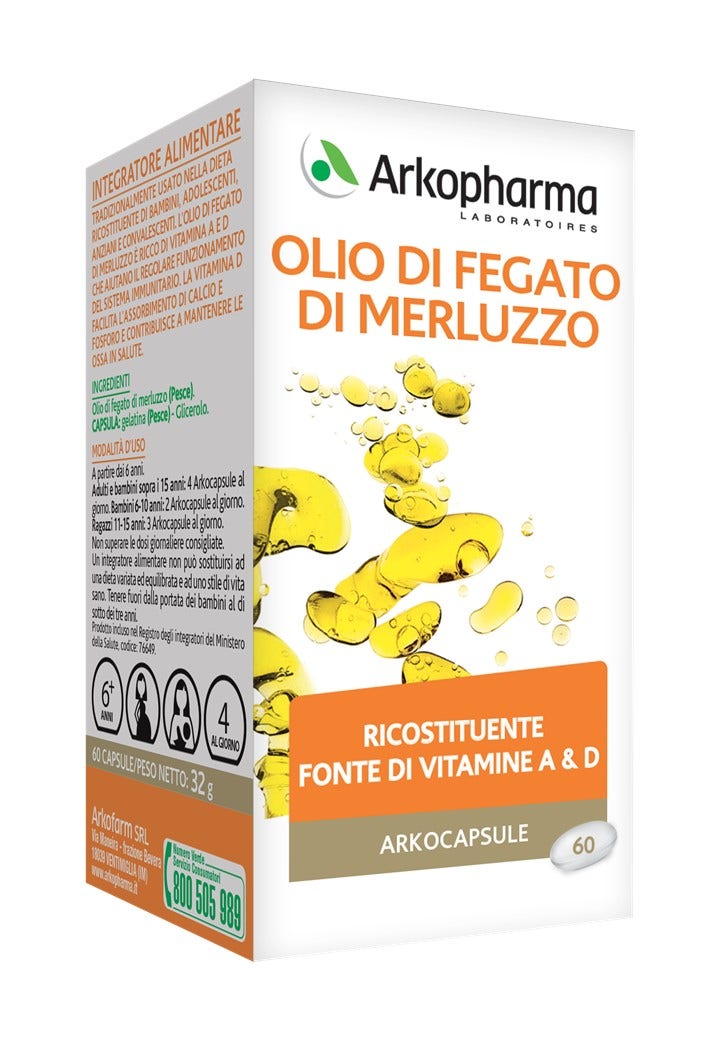 Arkocpsulas Aceite De Hígado De Bacalao 60 Perlas-4