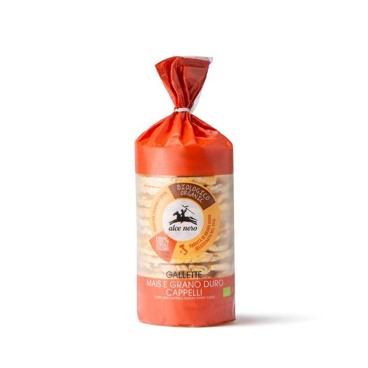 Tortitas De Maíz De Trigo Duro Alce Nero Bio 100g-2