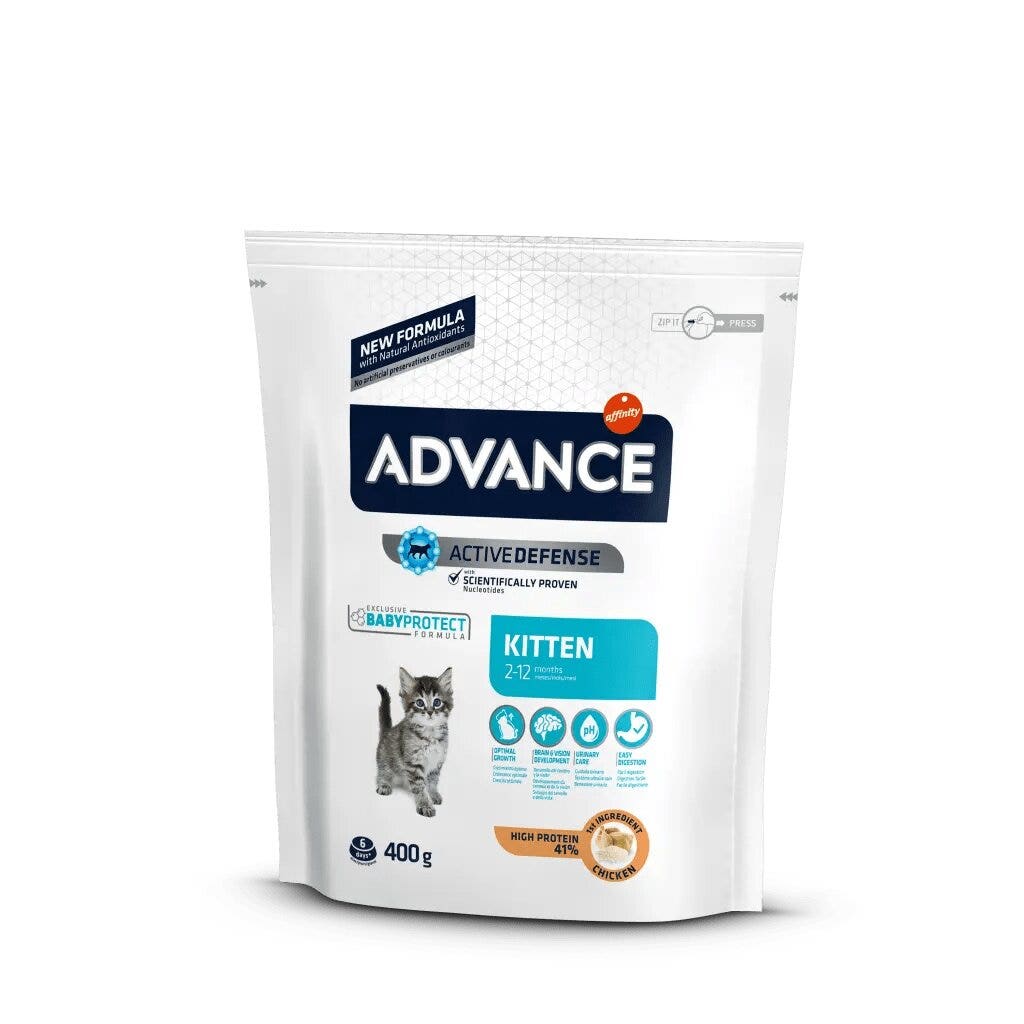 Advance Kitten Comida para Gatitos con Pollo y Arroz 400g-1